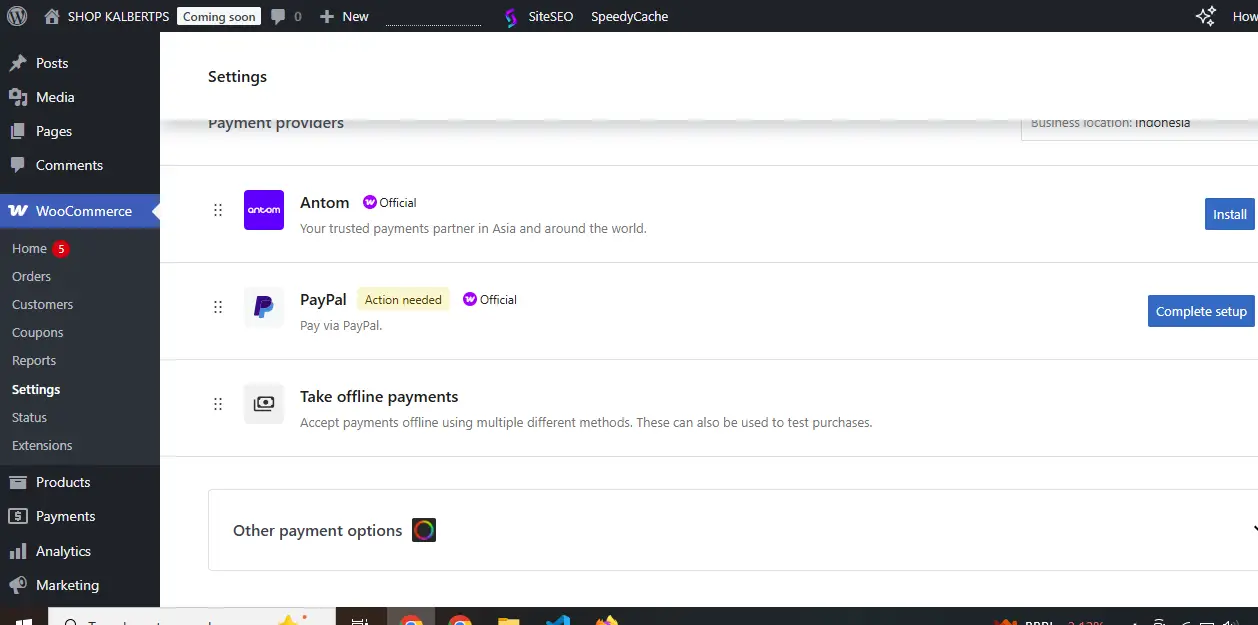 "Mengatur metode pembayaran Stripe dan PayPal di WooCommerce"